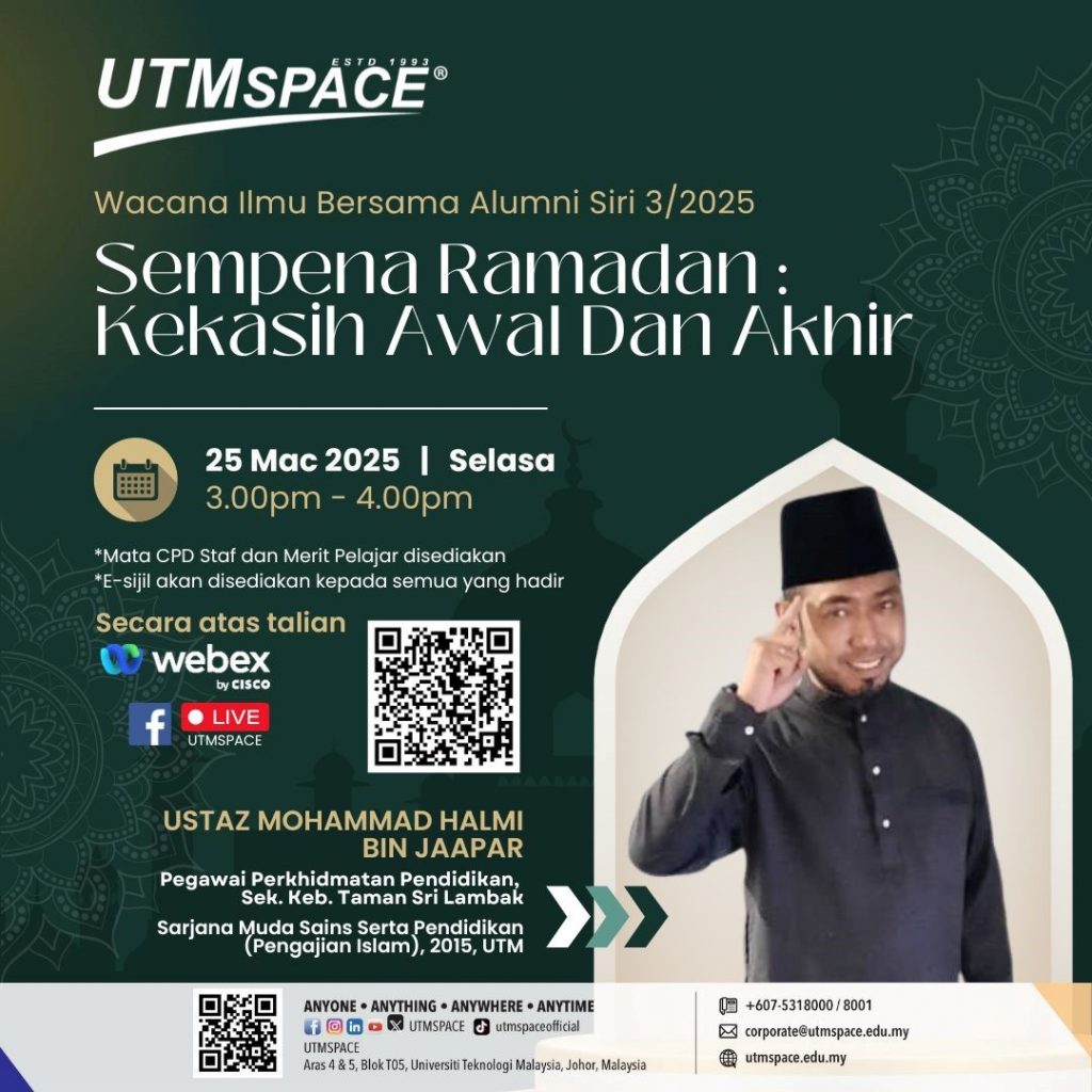 UTMSPACE WACANA ILMU BERSAMA ALUMNI SIRI 32025