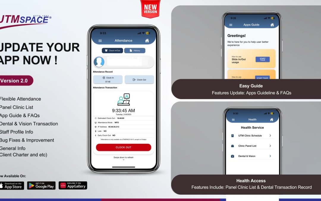 Pemakluman Kemaskini Aplikasi i-Space V 2.0