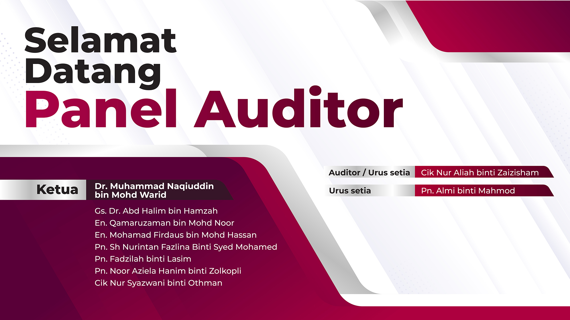 SELAMAT DATANG UNTUK AUDIT AKKP 2025 (SLIDE)
