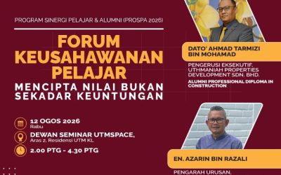 PROGRAM SINERGI PELAJAR DAN ALUMNI (PROSPA) 2026 : FORUM KEUSAHAWANAN PELAJAR